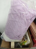 洁丽雅（Grace）3A抗菌塔芙绒毛毯加厚双面盖毯毯子午睡毯 莫奈紫 1.5*2M 实拍图
