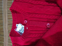 优衣库童装女童souffle yarn舒芙蕾开衫长袖毛衣外套新款478173 15 珊瑚红色 150 实拍图