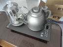 新飞全自动上水电热水壶泡茶桌茶台烧水壶一体机办公室功夫茶煮水壶电茶壶茶具套装烧水器泡茶机家用 1L 双边上水三合一款 实拍图
