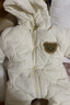 赢一贝（Yingyibei）婴儿冬季外出服男女宝宝连体衣秋冬外穿保暖衣新生儿衣服加厚加绒 米色 90 实拍图