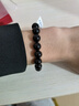 金石灵天然黑曜石手串男女款水晶手链海蓝宝五行补水佛珠转运珠生日礼物 黑曜石五行补水10毫米 实拍图