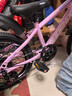 凤凰儿童山地自行车5-8-12-18岁青少年男女孩碟刹减震变速18寸粉色 实拍图