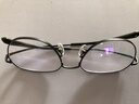 依视路（ESSILOR） 新款商务男镜架时尚镜框女配依视路镜片近视定制眼镜网上配镜 钛金属-4023BK-黑色 镜框+依视路A4防蓝光1.56现片 实拍图