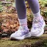 探路者（TOREAD）男女童运动鞋 春秋款童鞋儿童防滑休闲跑步鞋子QFSSBM95751 薰衣草紫白色 37 实拍图