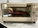 苏泊尔（SUPOR）家用多功能电烤箱 定时控温 10L升级M型加热管二层烤位烤箱  奶油白 OJ10A806 实拍图