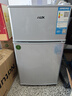 奥克斯小冰箱家用小型迷你冷藏冷冻两用出租房宿舍用节能省电寝室办公室电冰箱 【热卖款 升级净化去味】22A126DW银 实拍图