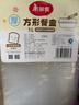 美丽雅一次性饭盒方形1000ml*30套 快餐打包盒带盖食品级便当野餐盒 实拍图