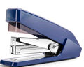得力(deli)高效省力结构订书机/订书器 适配12#订书钉 可装150枚钉 蓝色0468 实拍图