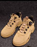 回力马丁靴高帮厚底工装靴秋冬男鞋2025年新款增高户外徒步登山鞋 卡其色 42 实拍图