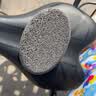 磨脚石磨脚神器搓脚板火山石去死皮老茧修脚器脚后跟家用修脚工具 火山石1个装黑色 实拍图