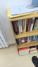 酷林书架落地简约书柜简易多层置物架客厅卧室储物收纳柜子 4层原木色 实拍图