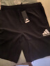 阿迪达斯短裤男夏季透气薄款宽松休闲运动梭织五分裤 黑/白 3CS-BW  2XL  实拍图