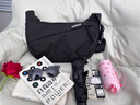 回力（Warrior）包包斜挎包女士2025新款春夏单肩大容量斜挎休闲通勤饺子包托特包 黑色【可装11寸平板】 实拍图