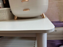 甄严选电脑桌台式家用简约办公书桌女生卧室学习写字桌小户型化妆桌子  暖白色 80*40 【升级加固框架】 实拍图