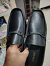 奥康（Aokang）商务休闲皮鞋舒适软底驾车鞋低帮套脚懒人乐福鞋一脚蹬黑42码 实拍图