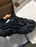 FILA FUSION斐乐女鞋BIANCO老爹鞋季新款硬糖鞋休闲鞋厚底运动鞋女 黑色-BK 37.5 实拍图