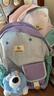 SHUKIKU乐兜兜儿童公仔双肩包幼儿园书包小学生防泼水背包 珊瑚桃子 M 实拍图