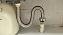 裕津（HSPA）厨房下水管洗菜盆排水管水槽单槽304不锈钢下水管配转接头PJ-20 实拍图