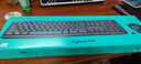 罗技（Logitech）MK275 键鼠套装 无线键鼠套装 办公键鼠套装 全尺寸 商务键鼠套装 带无线2.4G接收器 黑蓝色 实拍图