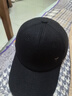 红蜻蜓中老年人帽子男士冬季加绒加厚羊毛鸭舌帽爸爸爷爷老人护耳棒球帽 羊毛混纺护耳款-黑色【盒装】 均码 帽围（56-60CM） 实拍图