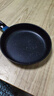 【亏本清仓】韩式麦饭石色不粘锅平底锅铁锅电磁炉不带盖 黑色小煎锅 16cm 实拍图