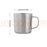 无印良品（MUJI）不锈钢双层马克杯 咖啡杯 办公室水杯杯子保温保冷 银色 490ml 实拍图
