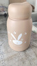 【京东物流送货上门】萌萌兔卡通水杯女牛奶玻璃杯创意便携杯子 咖色萌萌兔 330ml 1只 实拍图
