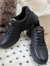 哈森（Harson）休闲皮鞋男款秋冬通勤厚底商务加绒保暖运动健步鞋 黑色单里 41 实拍图