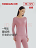 三枪【加厚暖绒棉】保暖内衣女士厚实立绒高弹圆领棉衣裤礼盒套装 实拍图