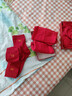 猫人（MiiOW）红袜子女本命年马年红色内裤女纯棉女生新娘结婚喜庆三角裤短裤女 实拍图
