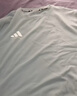 阿迪达斯 （adidas）T恤男夏季运动透气轻薄宽松棉短袖 橄榄绿/绿棕 L 实拍图