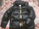 与狼共舞【超重磅高充绒】黑金连帽羽绒服男可拆卸2025冬季保暖外套7056 黑色001 XL (180) 含绒量:273G 实拍图
