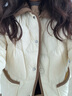 坦博尔轻薄羽绒服女小香风小个子穿时尚百搭短款翻领外套TD236266 黄油蜜 XS 155/80A(建议体重115斤以内) 实拍图