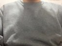 优衣库合作款男装女装宽松卫衣长袖运动衫休闲上衣秋冬新款481040 03 灰色 M /170/92A 实拍图
