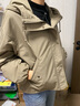 优衣库女装休闲连帽短外套/时尚百搭25秋冬新款479229 33 卡其色 M /160/84A 实拍图