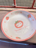 草莓餐具陶瓷一人食碗盘饭碗少女碗碟套装可爱家用手柄烤盘高颜值 草莓猫7英寸护边盘【1个装】 实拍图