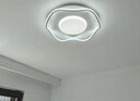 惠普主卧室灯吸顶灯现代简约房间灯圆形温馨轻奢儿童房灯具普瑞护眼光 60W 18㎡内适用 52cm云朵三色 实拍图