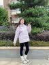 李宁防泼水鸭绒短羽绒服女子秋冬棉感舒适保暖连帽运动外套AYMV776 实拍图
