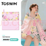 TOSWIM拓胜速干浴巾游泳毛巾运动吸水巾旅行毛巾快干沙滩巾 春日邂逅 实拍图