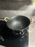王源吉铁锅炒锅双耳苏锅王老式家用圆底无涂层手工龟纹大肚不粘炒锅30cm 实拍图