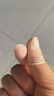 透明切口磨砂手指套一次性防裂保湿防干裂防冻防水翻页翻书点钞点钱干活拇指套指甲乳胶触屏护指套 切口手指套（50只） S码（建议女士） 实拍图