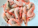 鲜京采 海藻头熟冻北极甜虾 净重5斤 90/120规格 225-300只/盒  实拍图