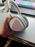 ROG棱镜2头戴式游戏耳机 无线三模连接 Speednova技术轻量化电竞耳机环绕7.1音效 3.5mm 月耀白三角洲 实拍图