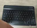 纳柯万ins风蓝牙无线键盘苹果iPad充电华为MatePad联想pro安卓手机iOS鼠标可爱女生外接键盘静音打字套装 【黑色】10寸充电版键盘+双模鼠标 实拍图