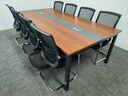 YOE.FTY会议桌长方形大型会议长桌培训桌长条办公桌工作台小型会议室桌椅 2.4*1.2米会议桌 实拍图