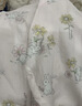 全棉时代纯棉新生婴儿连体衣服抗菌纱布满月宝宝春夏 花园物语粉 66码 实拍图