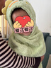 欧孕（OUYUN）婴儿浴巾珊瑚绒吸水速干儿童斗篷浴袍带帽宝宝 布兰龙150*100 实拍图