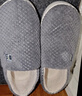 京东京造【厚底防滑】棉拖鞋男士冬季室内居家毛拖保暖全包碳灰色44-45 实拍图