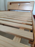 源氏木语全实木床北欧风小户型卧室家具橡木床现代简约主卧1.5m1.8m双人床 原木色高铺夜光床斜靠版【橡木】 1500mm*2000mm  框架结构 实拍图
