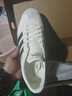adidas「T头鞋」VL COURT复古休闲板鞋德训鞋男女阿迪达斯轻运动 汉玉白/黑色/树脂黄   40.5 实拍图